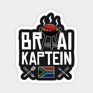 Braai Kaptein South Africa Family BBQ Magnet