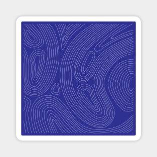 Lines on Blue Magnet