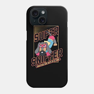 Cute Super Sniffer Dachshund Hero Funny Phone Case