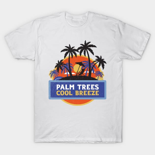 Vintage Beach Shirt Palm Trees Beach Chair Tshirt Cool Tee Vintage Beach Shirt Palm Trees Beach Chair Tshirt Cool Tee