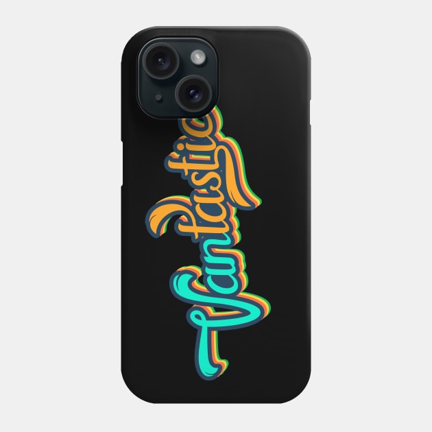 Cool Vantastic Van Life Vanlifer Retro Phone Case by alcoshirts