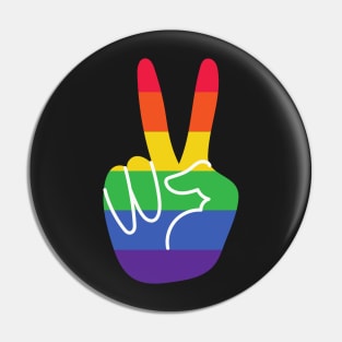 Peaceful Pride Pin