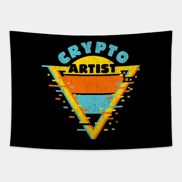 Cripto Artist Non Fungible Token nft Tapestry by opippi