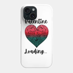 Valentine loading gradient Phone Case