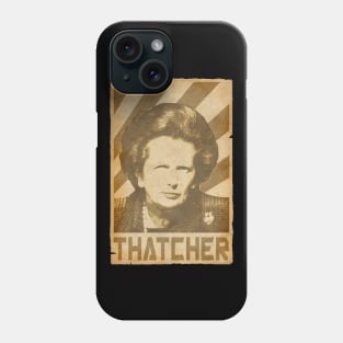 Margaret ThatcherRetro Propaganda Phone Case