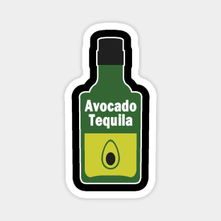 Bottle of Avocado Tequila Magnet