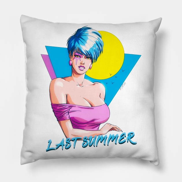 Last Summer - 80s Retro - Pillow