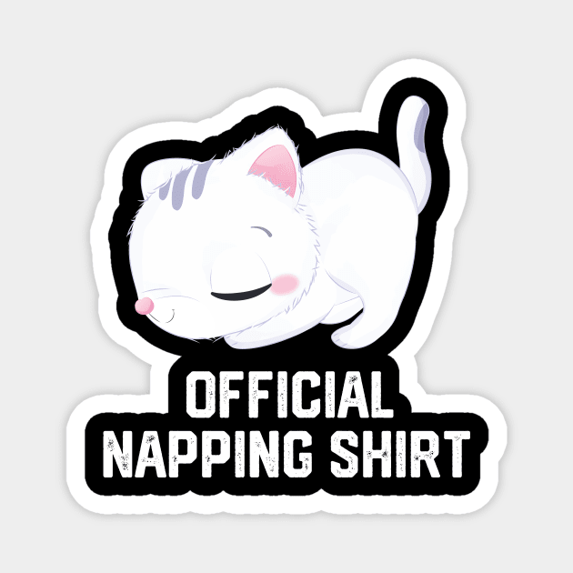 official napping shirt Magnet by spantshirt