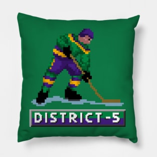 District-5 Hockey Pillow