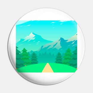 Mountains Pin