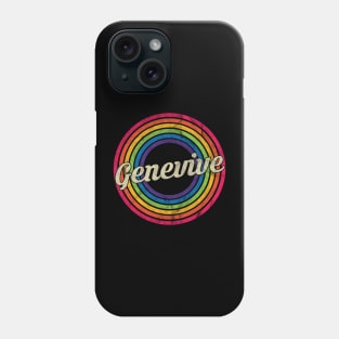 Genevive - Retro Rainbow Faded-Style Phone Case