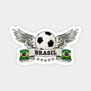 World Cup Brazil Vintage Supporter Gear Magnet