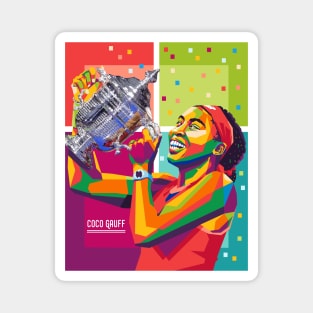 coco gauff champion Magnet