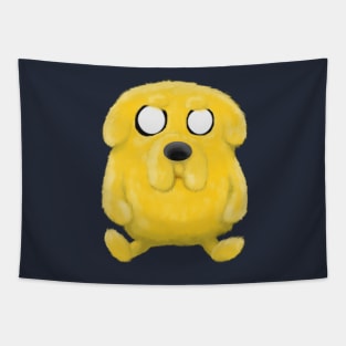 Fluffy Jake the Dog Tapestry