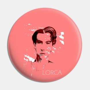 Self-Portrait of Garcia Lorca Pin