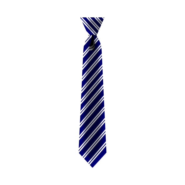 Necktie Tie Neckie Dressed Blue Windsor Tieknot by MojoCoffeeTime