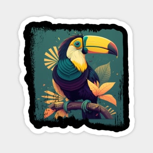 colorful toucan Magnet