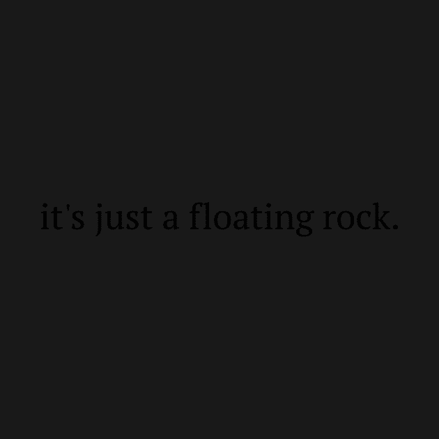 its just a floating rock by Rosemogo