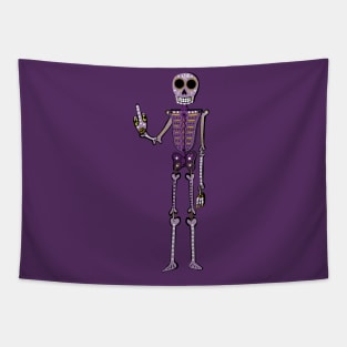 DNGAF Skeleton Tapestry