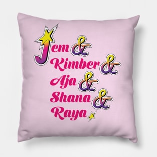 Jem Kimber Aja Shana Raya Holograms List Pillow