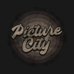 RETRO BLACK WHITE - picture city T-Shirt