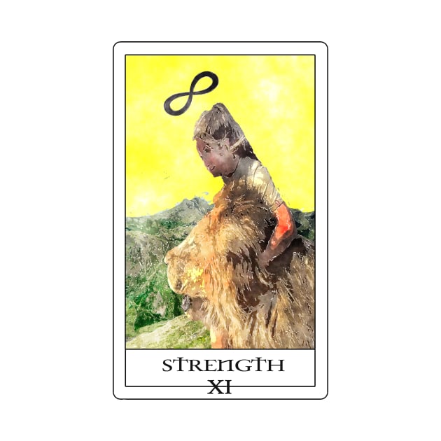 Strength Tarot bywhacky by bywhacky