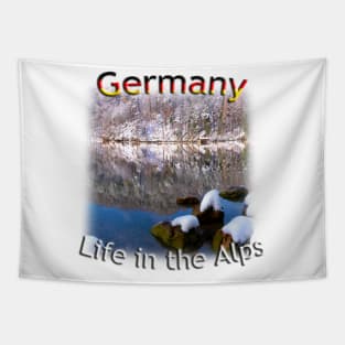 Life in the German Alps - Alpsee Lake Tapestry