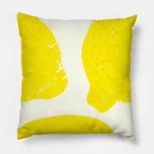 Lemons Illustration Pillow