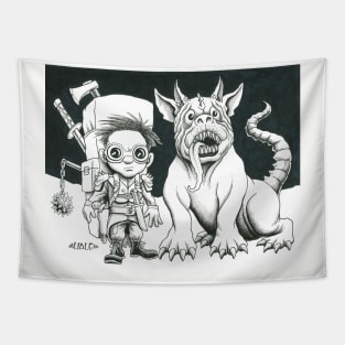 CHIP and Monster Dog Tapestry