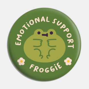 emotional support froggie Pin