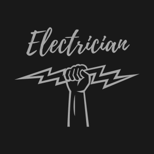 Electricians Power, Join the Resistance, Electricity art for Electrical Engineer, Lineman, Repairman, Craftsman, Electrical Contractors T-Shirt