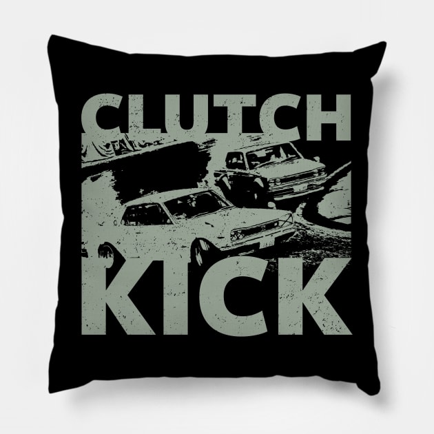 Vintage Drift by © Buck Tee Originals Pillow by Buck Tee