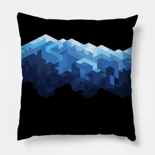 The Peak of Snow Mountain Pillow