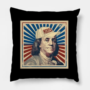 4th of july - bejamin merica Pillow