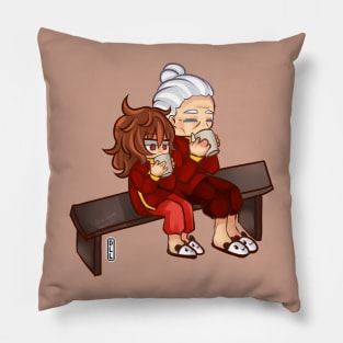 Precious time with Grandpa Pillow