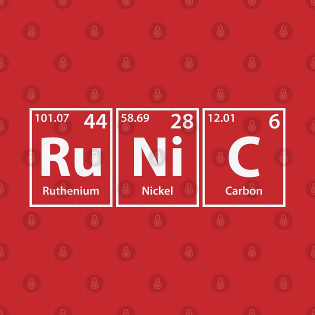 Runic (Ru-Ni-C) Periodic Elements Spelling by cerebrands