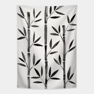 Black Bamboo Tapestry