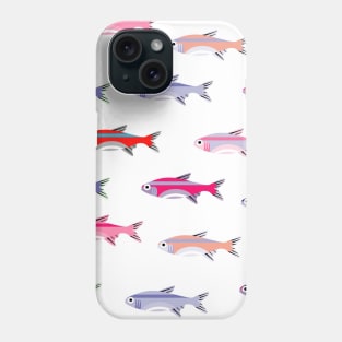 Cute Colored Fish Kids Pattern Seamless Phone Case