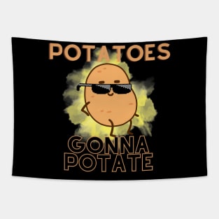 Potatoes Gonna Potate Tapestry