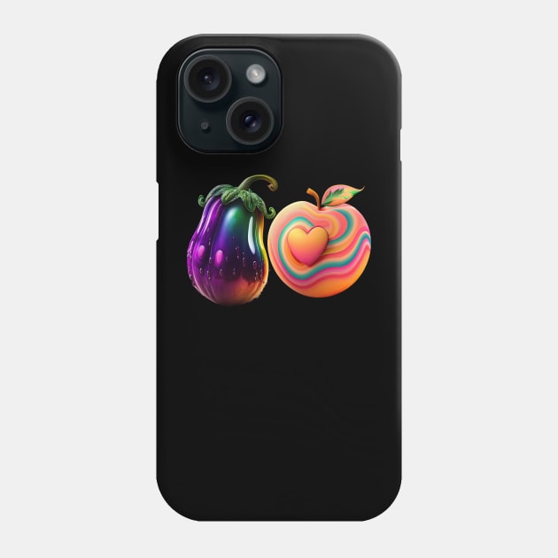 Get your daily fruit and vedge v1 (no text) Phone Case by AI-datamancer