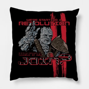 We're Revolting! Pillow