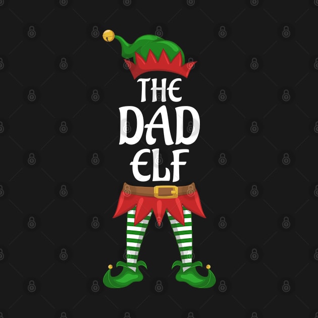 Dad Elf Family Matching Group Christmas Party by kalponik