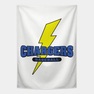 Chargers Baseball Tapestry