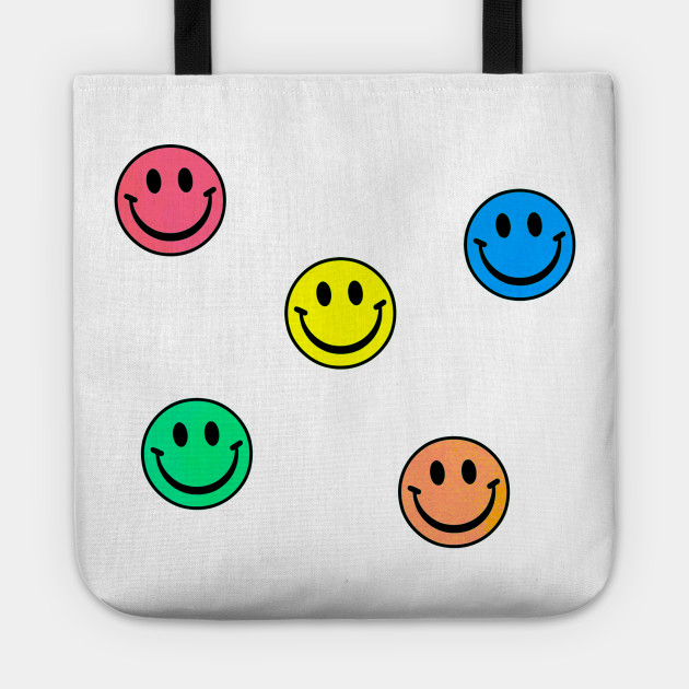 smiley face tote