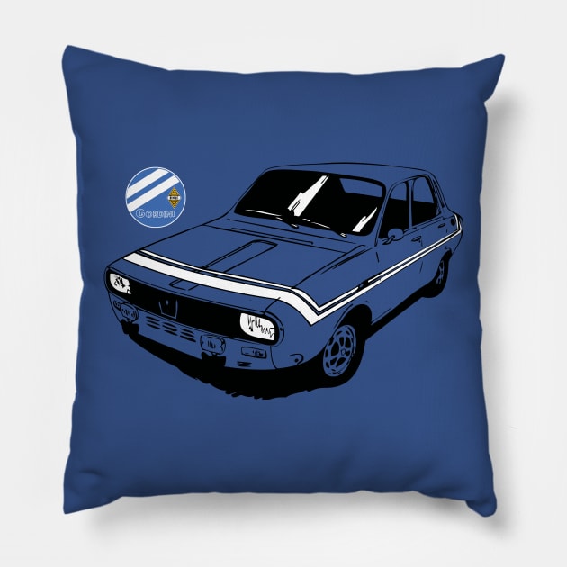 r12 rallye Pillow by retroracing