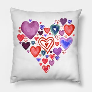 Many hearts Pillow