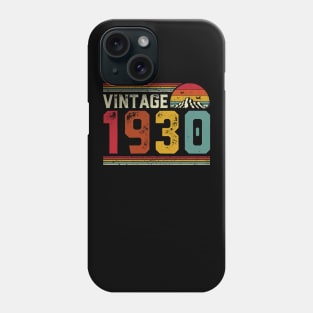 Vintage 1930 Birthday Gift Retro Style Phone Case