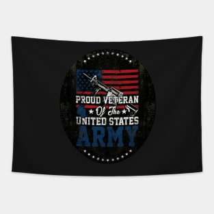 Proud Veteran of United States Army Tapestry