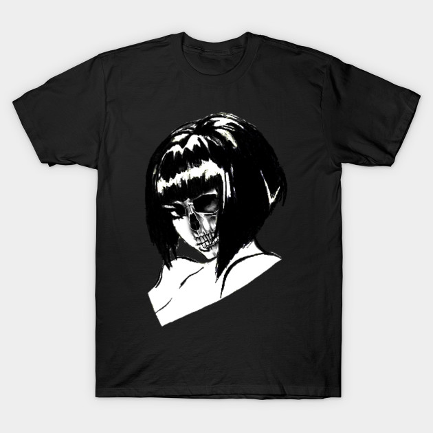 Skull Beaute Anime And Manga T Shirt Teepublic