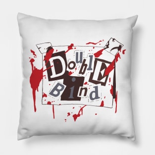 Double Bind (Perfect Blue) -- 90s Aesthetic Pillow